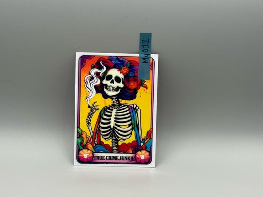 MY012 True crime junkie Tarot card