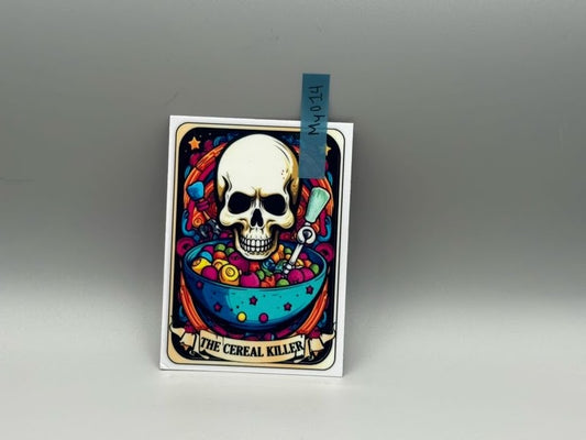 MY014 The Cereal Killer Tarot card