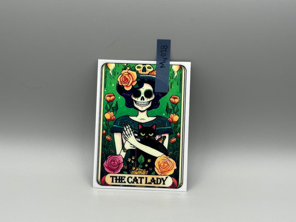 MY018 The Cat Lady Tarot card