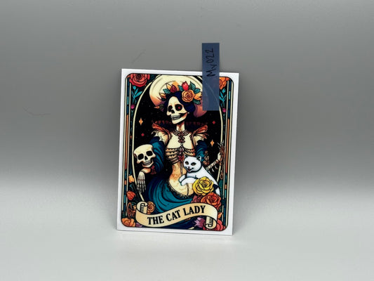 MY022 The Cat Lady Tarot card