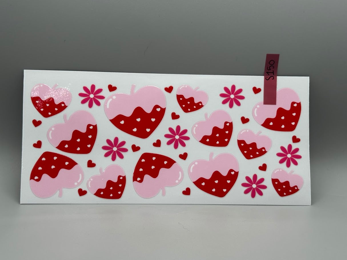 VAL010 Strawberry Dipped Hearts