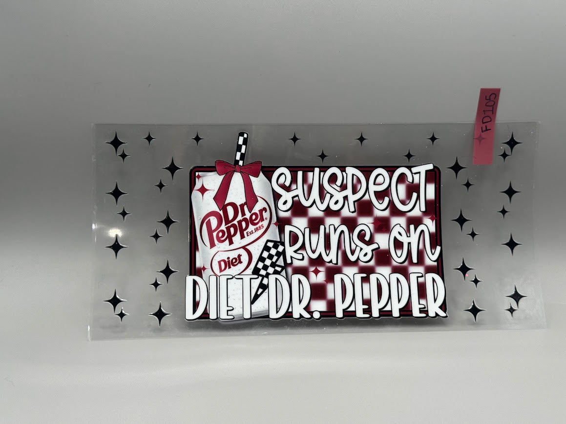 FD105 Suspect Diet Dr. Pepper