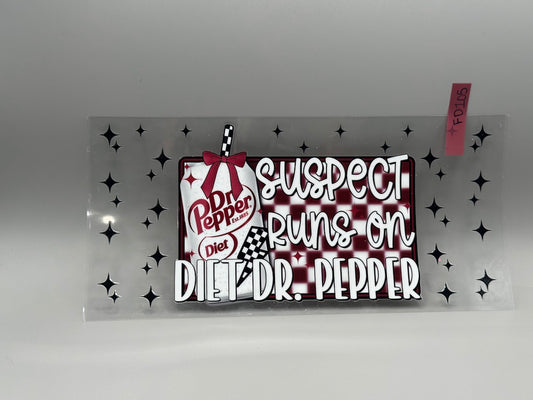 FD105 Suspect Diet Dr. Pepper