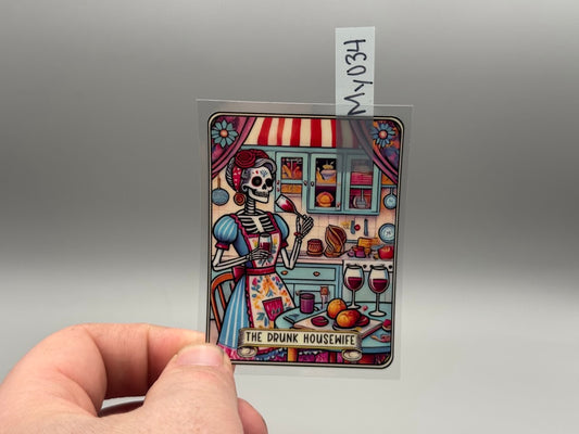 MY034 The Drunk Housewife Tarot card