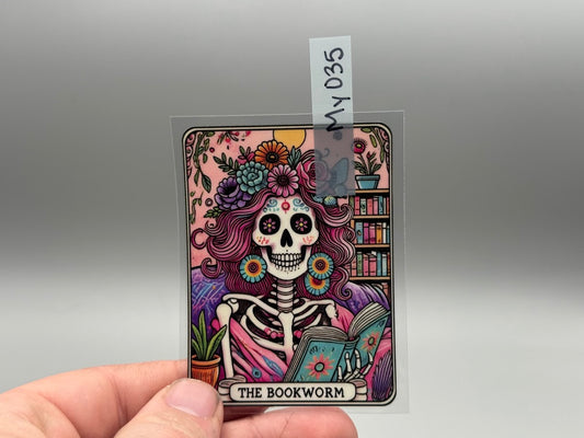 MY035 The Bookworm Tarot card