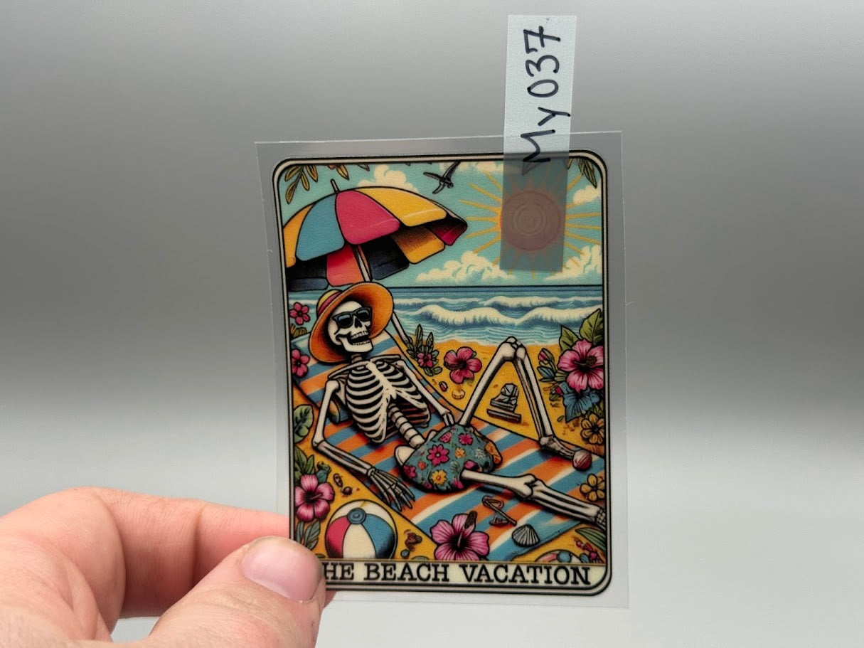 MY037 The Beach Vacation Tarot card