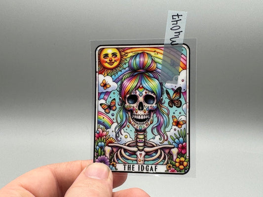 MY047 The IDGAF Tarot card