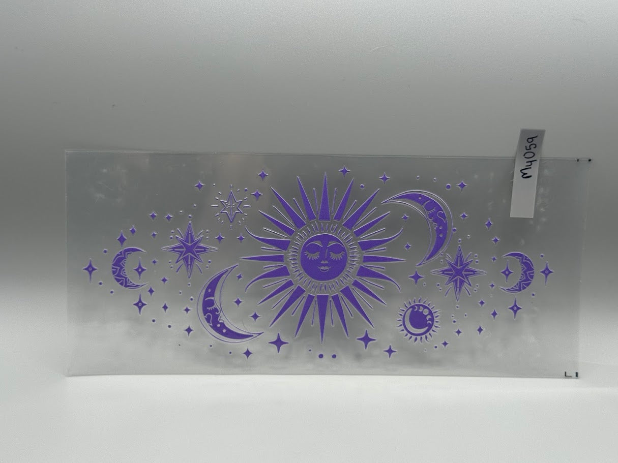 MY059 purple stars, sun and moon