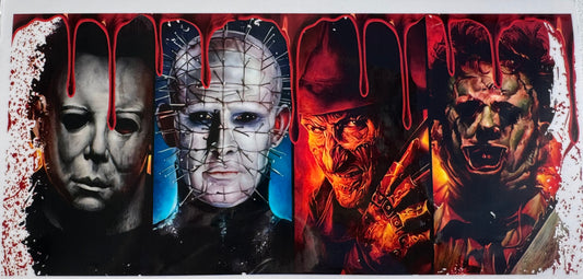 Michael, Pin Head, Freddy, Bubba