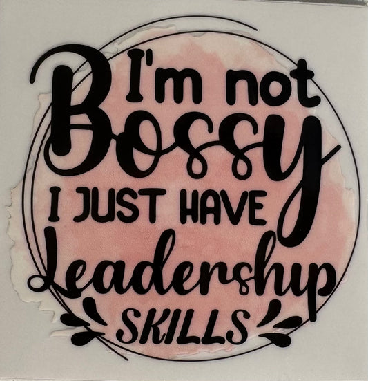 I'm not bossy