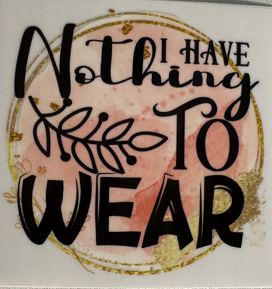 I have nothing to wear