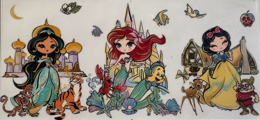 Jasmine, Ariel, Snow White