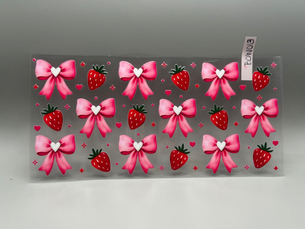 BOW013 Strawberry Bow