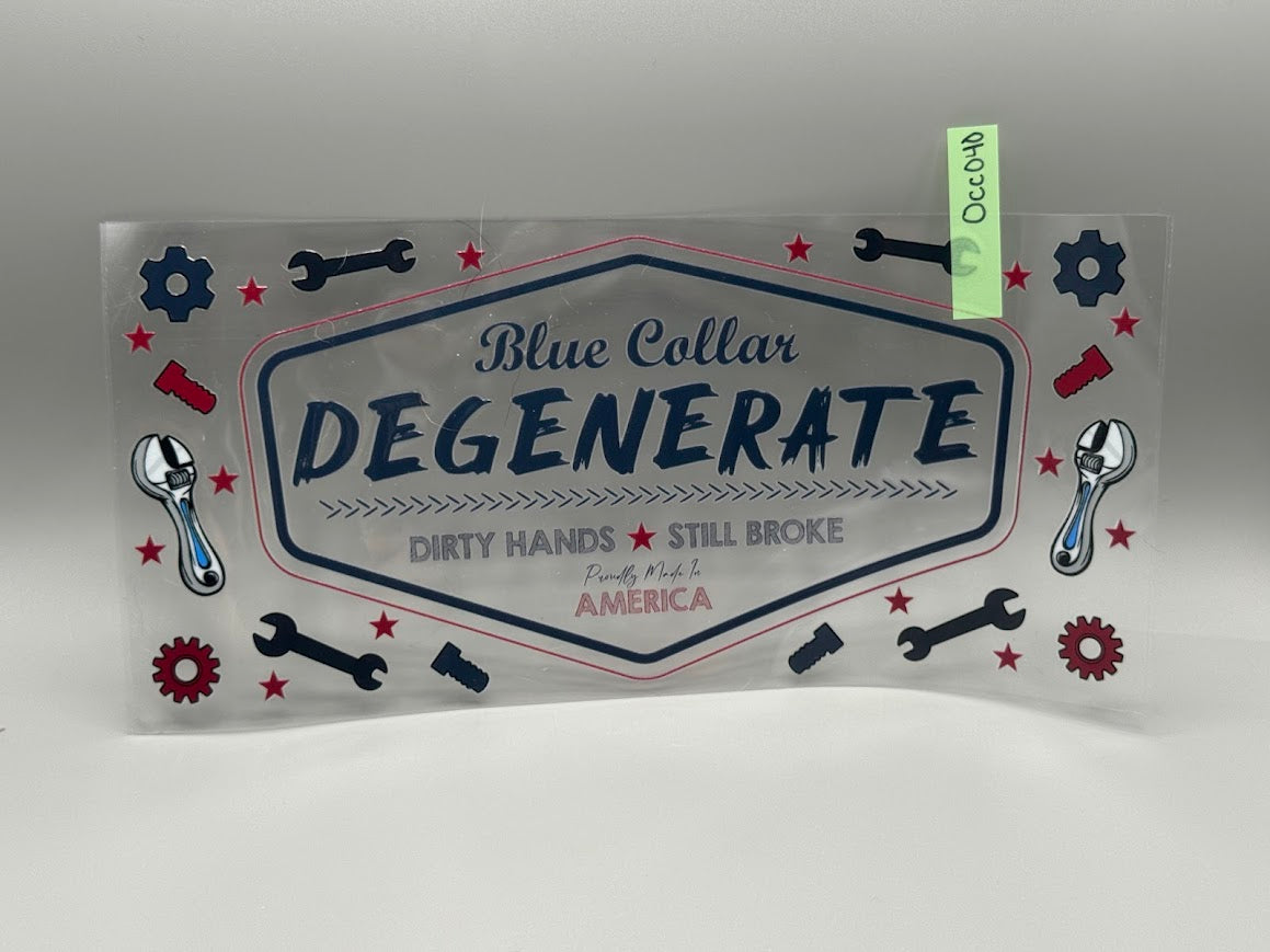 OCC040 Blur Collar Degenerate