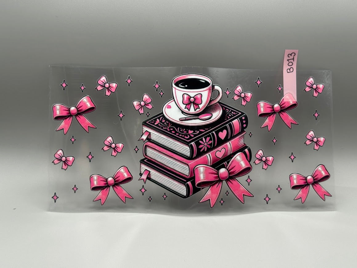 B013 Pink Bows and Books