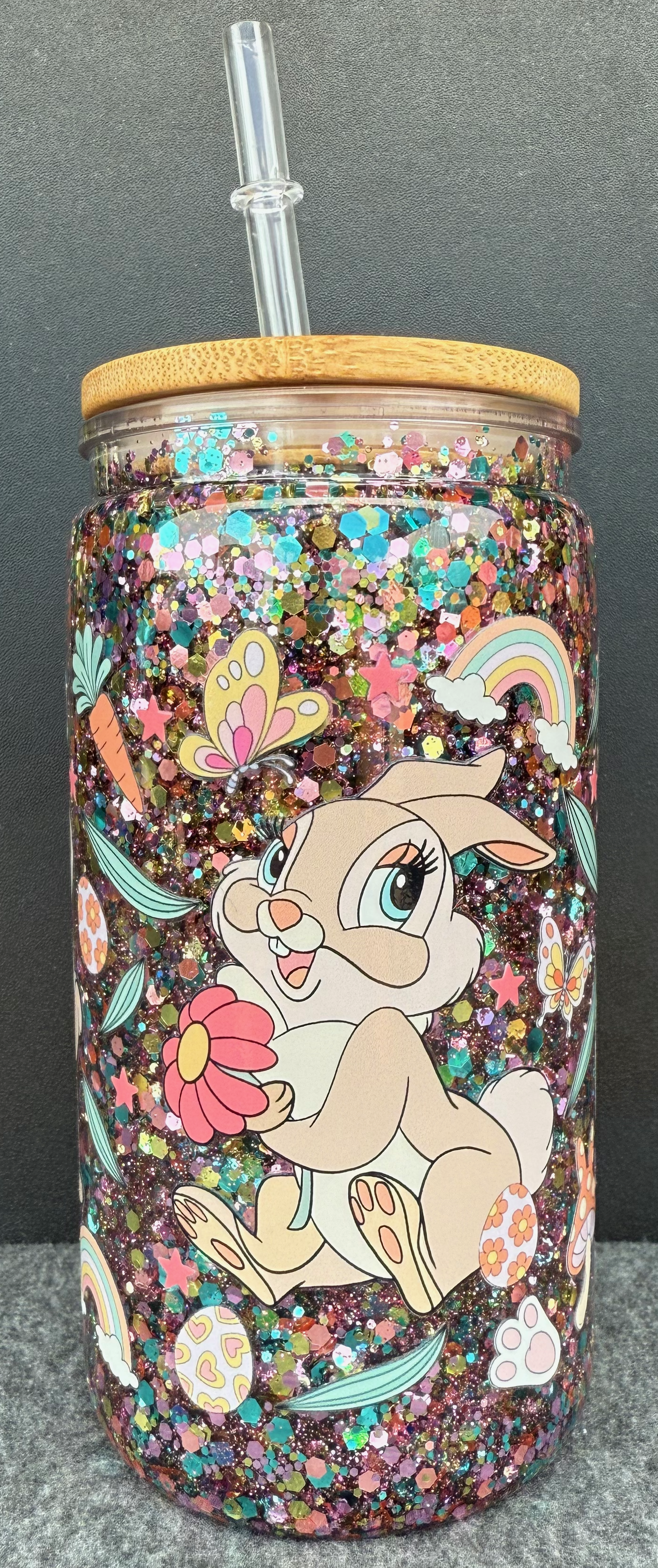 16oz Acrylic - Miss Bunny