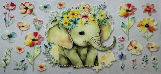 Elephant in Flowers