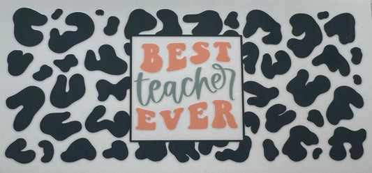 Animal Print Best Teacher Ever
