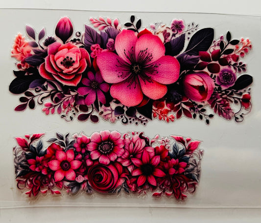 Pink floral mini