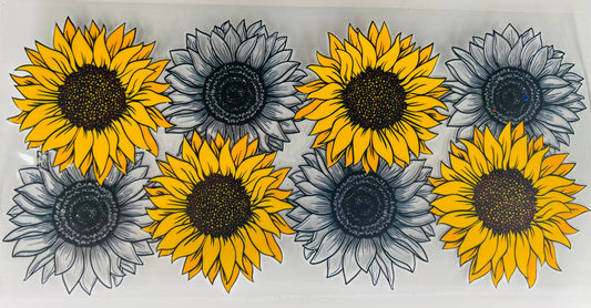 Sunflowers (yellow and outline)
