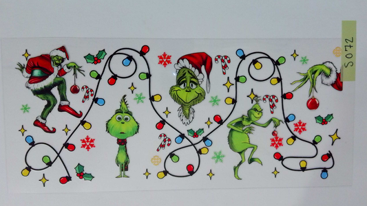 XMAS027 Grinch w/ lights