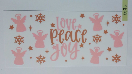 XMAS031 Love Peace Joy