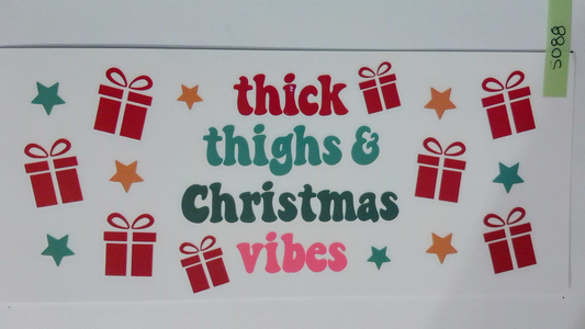 XMAS043 Thick Thighs and Christmas Vibes