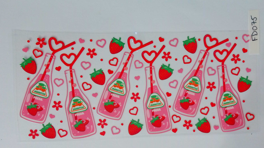 FD075 Strawberry Jarritos