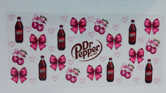 FD Dr Pepper with hearts and bows