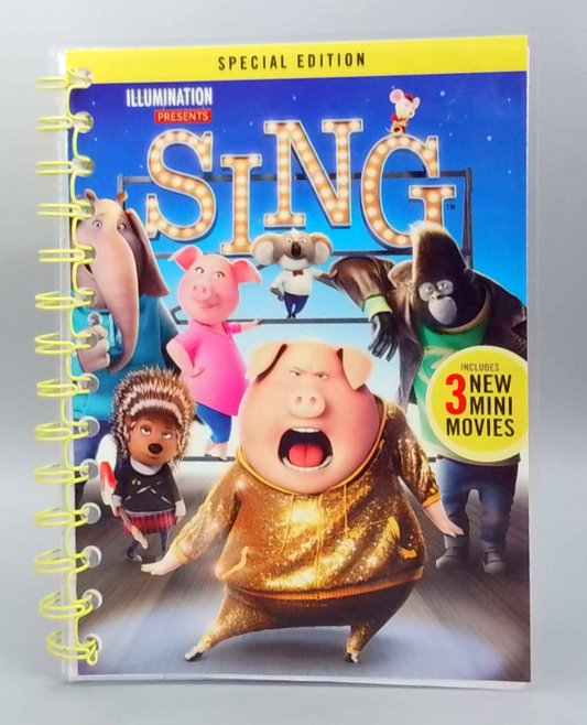 SING DVD notebook